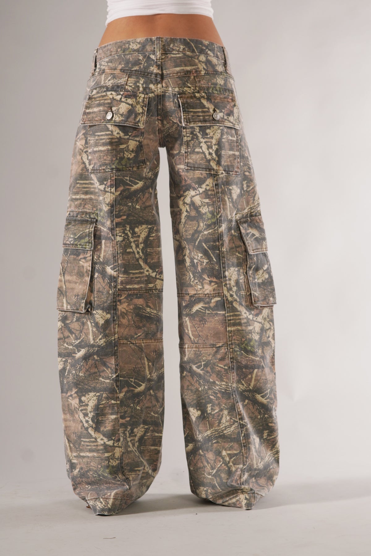 Giulia Cargo | Camo Cargo Broek voor Dames met Stoere Print en Praktische Zakken