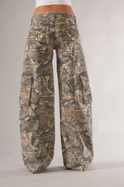 Giulia Cargo | Camo Cargo Broek voor Dames met Stoere Print en Praktische Zakken