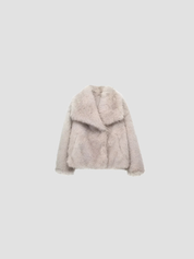 Alessia Dames kunstbont jas – zachte warme faux fur jas met elegante pasvorm