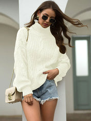 Sofia Coltrui | Dames gebreide trui met hoge hals en tijdloos design