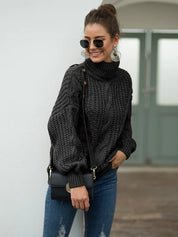 Sofia Coltrui | Dames gebreide trui met hoge hals en tijdloos design