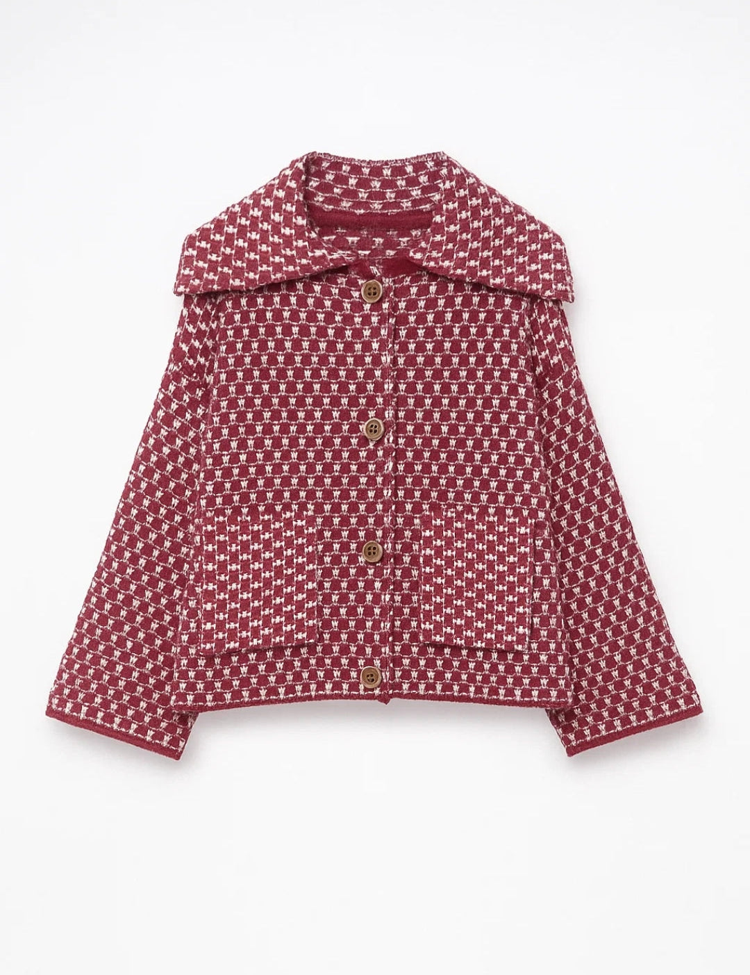 Damesjas_Kort_Model_Wijde_Mouwen_en_Retro_Patroon_Comfort_en_Stijl2.jpg