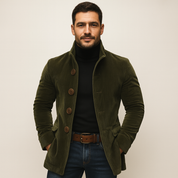 Lorenzo Corduroy | Herenjas van Geribd Katoen met Tijdloze Pasvorm