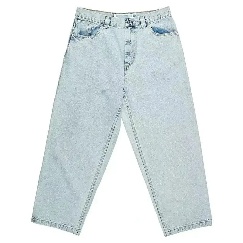 Big Boy Heren broek | Wijd oversize baggy skater stijl spijkerbroek mannen