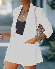 Luna Set | Chic Blazer & Getailleerde Shorts Set voor dames