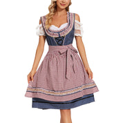 Elif Dirndl Jurk | Geruite Oktoberfest-jurk met Moderne Twist en Flatterende Pasvorm