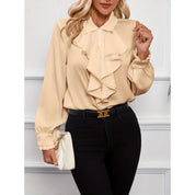 Elegante Blouse Dames met verfijnde ruches - Giulia Romano