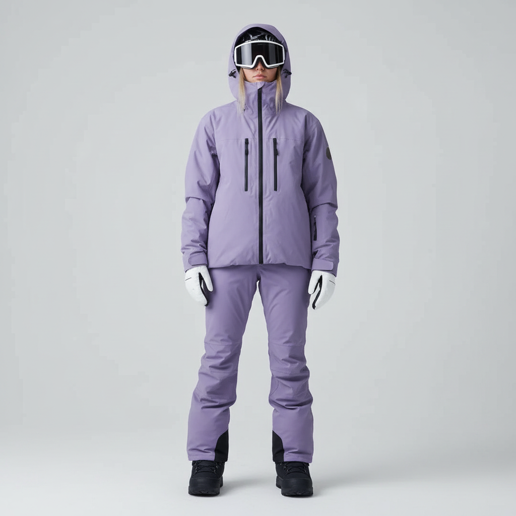 Unisex Ski Jas – Waterdichte Warm Gewatteerde Outdoor Winterjas van Elena Moretti