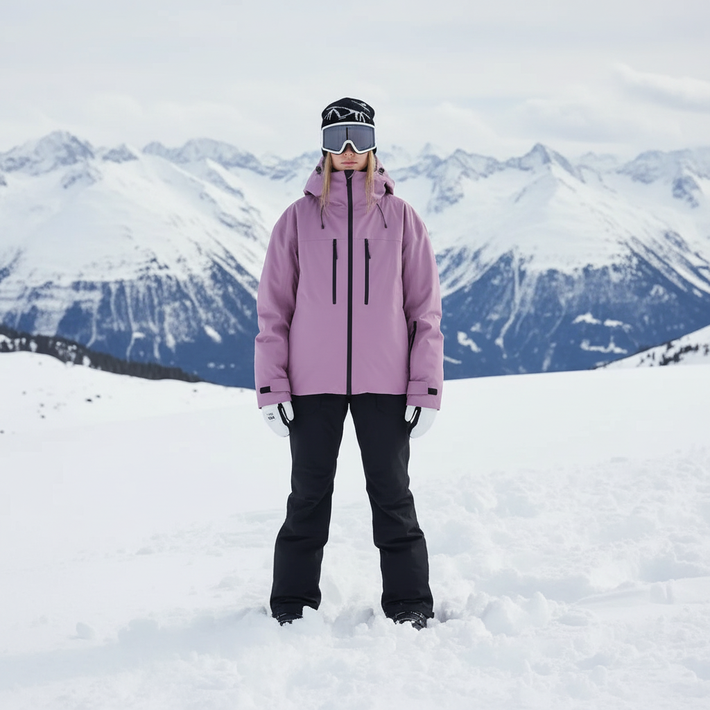 Unisex Ski Jas – Waterdichte Warm Gewatteerde Outdoor Winterjas van Elena Moretti