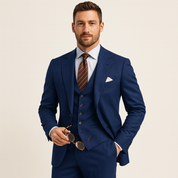 Étienne Morel | Luxe Heren Driedelig Pak met Tijdloze Klasse