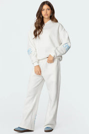 Amelia Urban Fusion Trainingspak | Trendy Oversized Tracksuit met Strikdetails en Comfortabele Fit