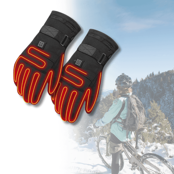 Livia Elektrisch verwarmde handschoenen – waterdichte unisex winterhandschoenen met 3 warmtestanden
