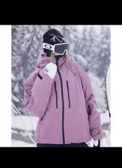 Unisex Ski Jas – Waterdichte Warm Gewatteerde Outdoor Winterjas van Elena Moretti