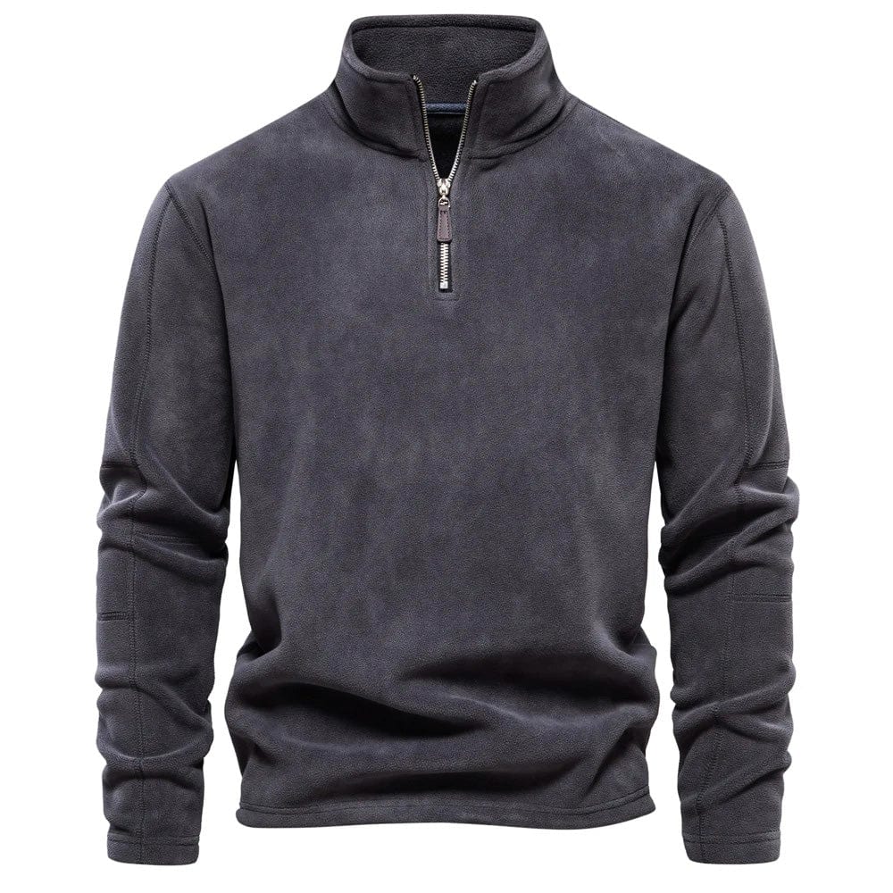 Lorenzo Trui | Heren Half-Zip Trui met Zachte Textuur en Comfortabele Pasvorm