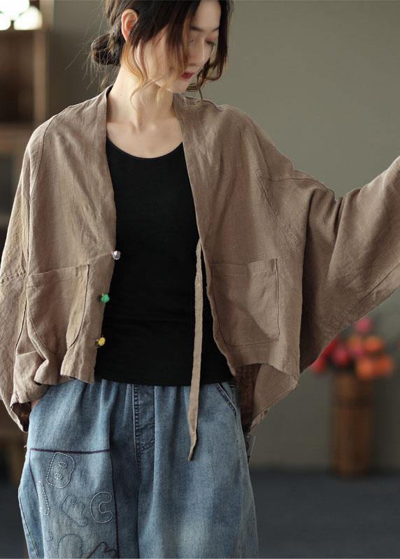 LENNYS Vest | Luchtig Linnen Batwing Vest met Vleermuismouwen voor Zomerse Stijl