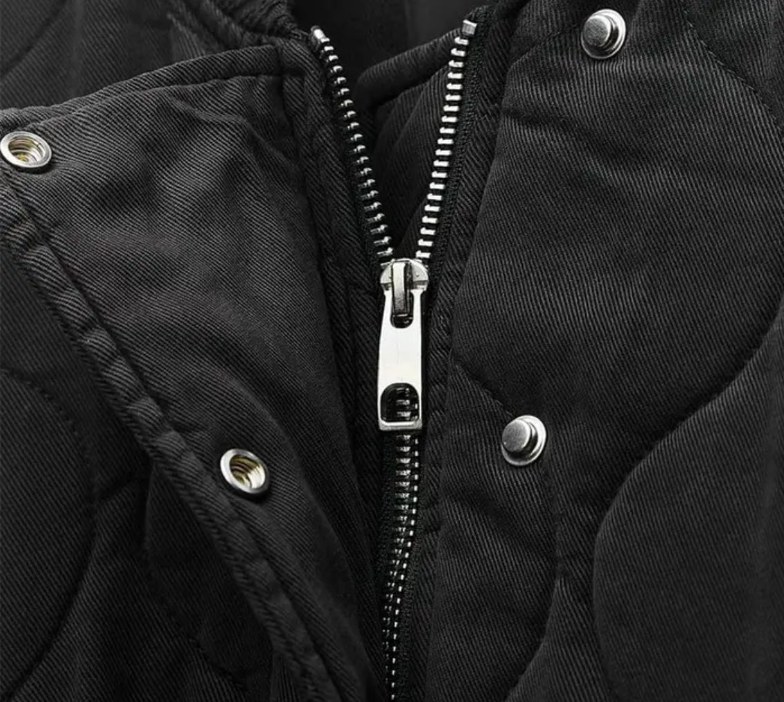 Sienna Gewatteerde bomber winterjas dames – oversized quilted jas met casual look