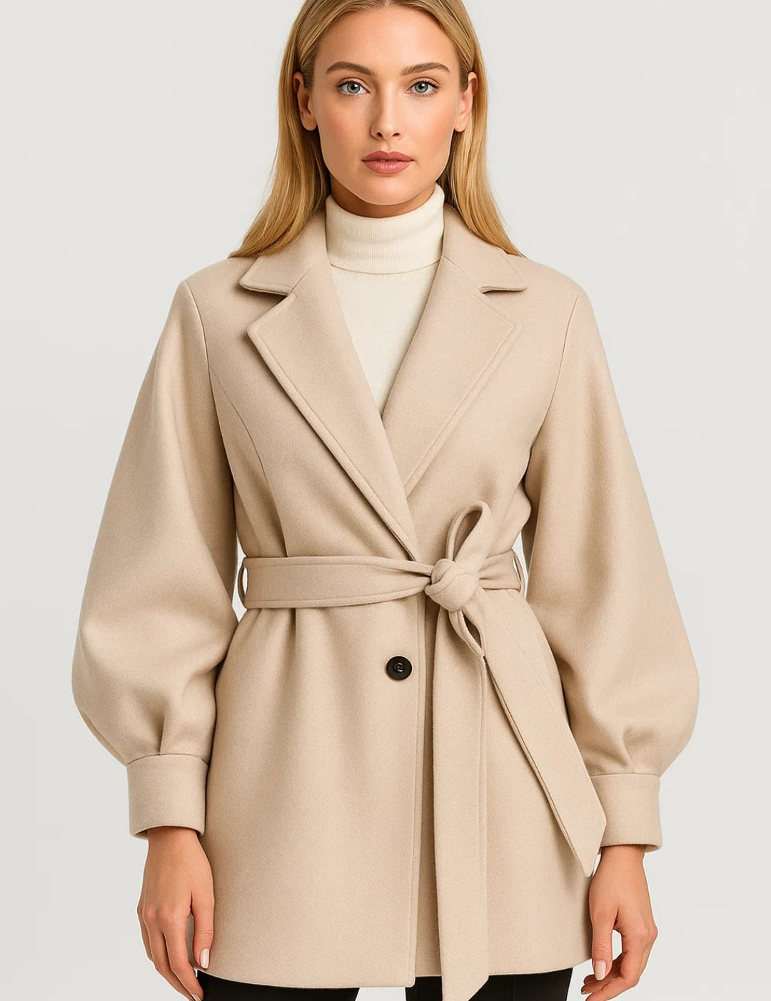 Getailleerde_Damesjas_Ceintuur_Pofmouwen_Elegante_Herfststijl1.jpg