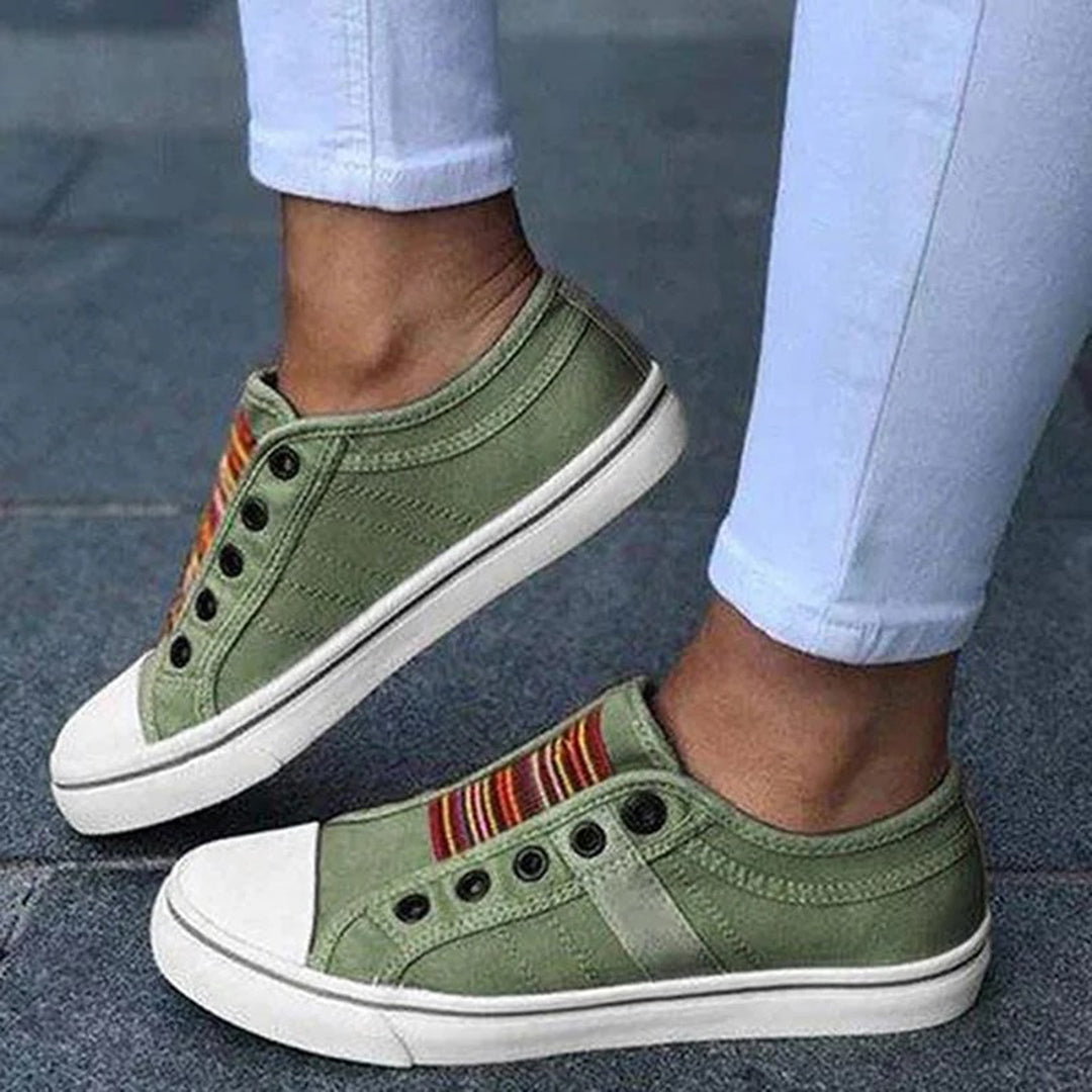 Dames Sneakers Veters Luchtige Pasvorm Casual Dagelijks - Blauw / Groen / Rood - Maelen