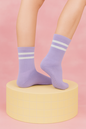 SEM Antislip pilates sokken dames – zachte grip sokken voor yoga & wintertraining