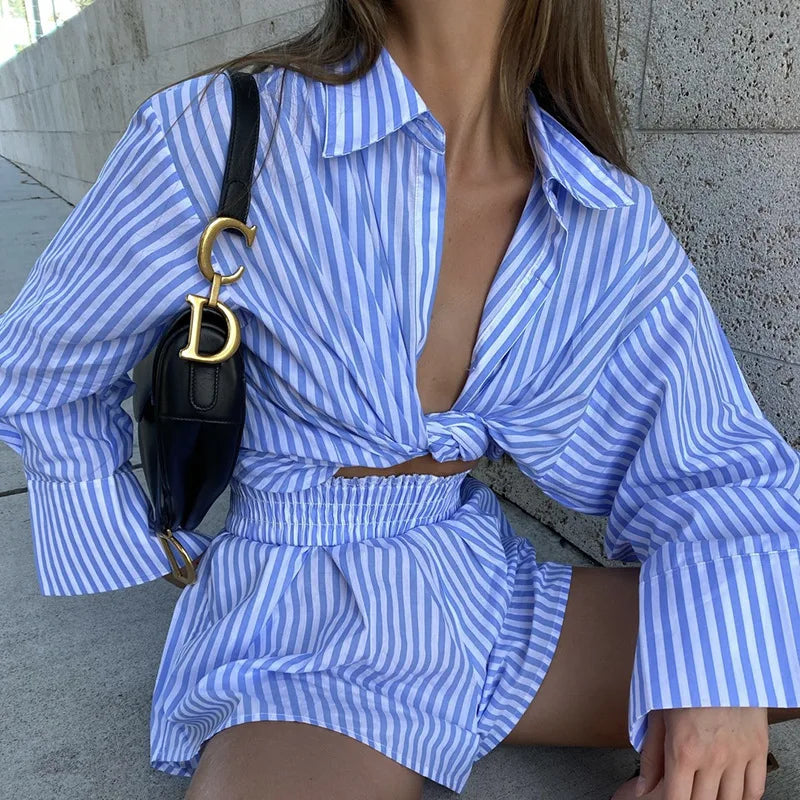 Aurora Two-Piece Set | Trendy Zomerset met Blouse en Short