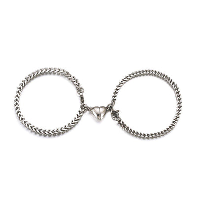 Eternity Bond Bracelet | Luxe Roestvrijstalen Armband met Verbonden Design voor Liefde en Vriendschap