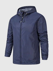 Heren Jacket met Capuchon en Volledige Rits