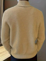 Timo Sjaalkraagvest | Heren vest met double-breasted design en geribde afwerking