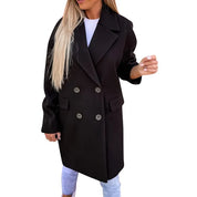 Alison Trenchcoat | Elegante Lange Damesjas met Double-Breasted Sluiting en Klassieke Pasvorm