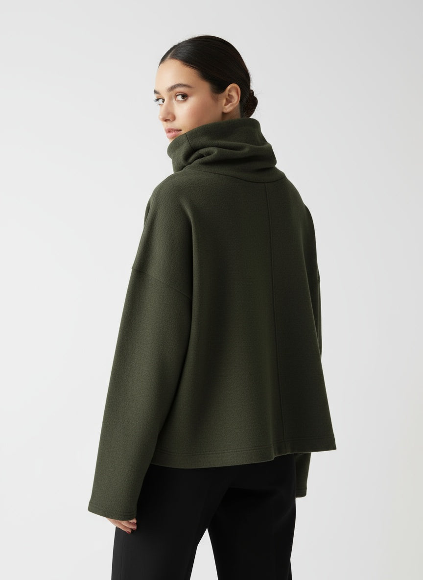 Bianca Dames coltrui van hoogwaardig materiaal – elegante gebreide trui met comfortabele pasvorm