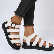 Tessa Sandalen | Trendy Plateau Sandalen met Brede Bandjes en Verstelbare Gespsluiting