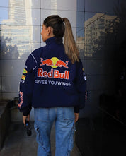 Rafaella Red Bull Racing jas unisex – oversized streetwear jack met sponsorlogo’s