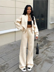 Gianna Comfortabele dames tracksuit – zachte loungewear set met flatterende pasvorm