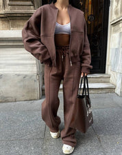 Gianna Comfortabele dames tracksuit – zachte loungewear set met flatterende pasvorm