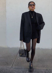 Lucia Skort | Satijnen Skort met Hoge Taille in Burgundy of Mocha Mousse