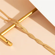 Isabella Bellucci | Verstelbare Slangenketting in Goud of Zilver