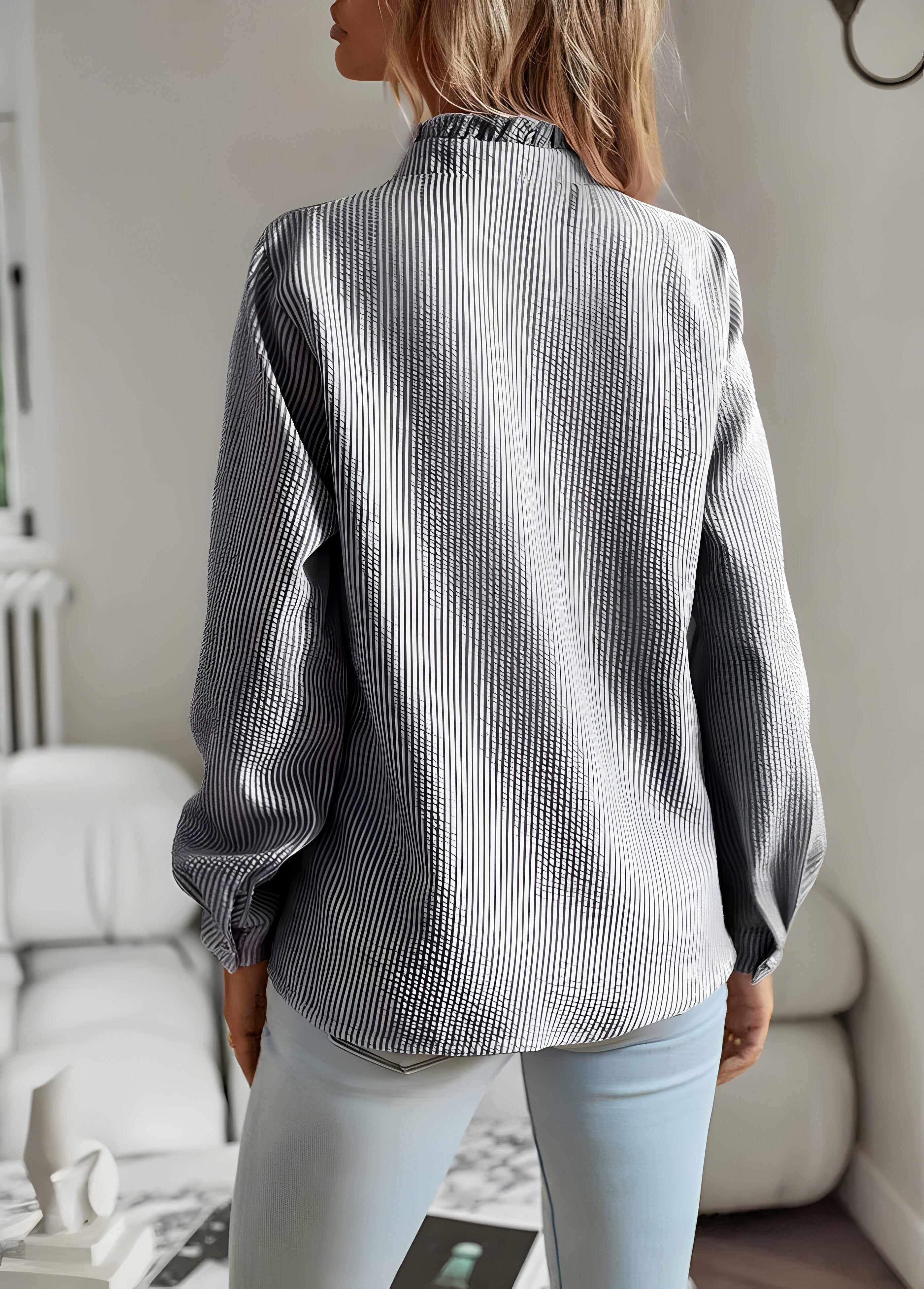 Athena Blouse | Elegante Damesblouse met Moderne Snit en Luxueuze Afwerking