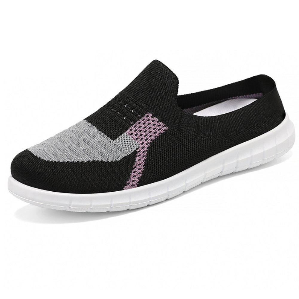 Elena Orthoshoes | Gebreide Mesh Slip-On Schoenen met Orthopedische Ondersteuning
