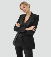 Driedelig Damespak met Blazer, Vest en Pantalon, Zakelijk en Elegant - Valentina Conti