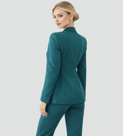 Driedelig Damespak met Blazer, Vest en Pantalon, Zakelijk en Elegant - Valentina Conti