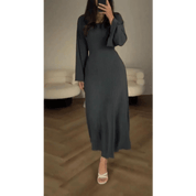 Eliana Jurk | Elegante Maxi-Jurk met Vloeiende Stof en Tijdloze Details