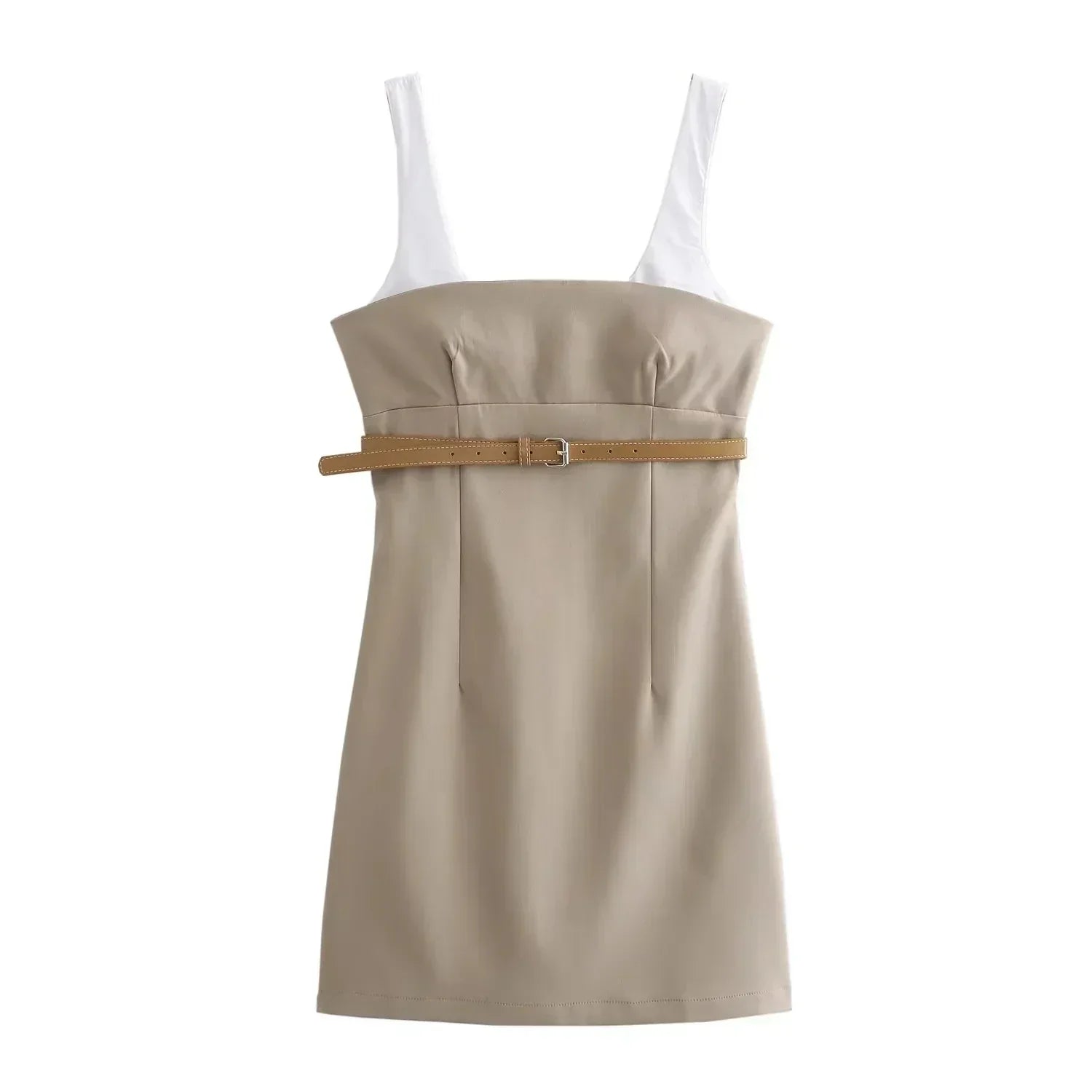 Lana___Dames_Jurk_-_Comfortabele_Mini_Jurk_met_Taille_Riem__Veelzijdig_Ontwerp_0.jpg