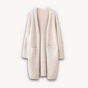 Lange Dames Cashmere Cardigan – Luxueus Vest met Open Voorkant voor Voorjaar en Zomer | Elisabetta Morelli