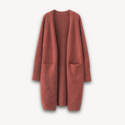 Lange Dames Cashmere Cardigan – Luxueus Vest met Open Voorkant voor Voorjaar en Zomer | Elisabetta Morelli
