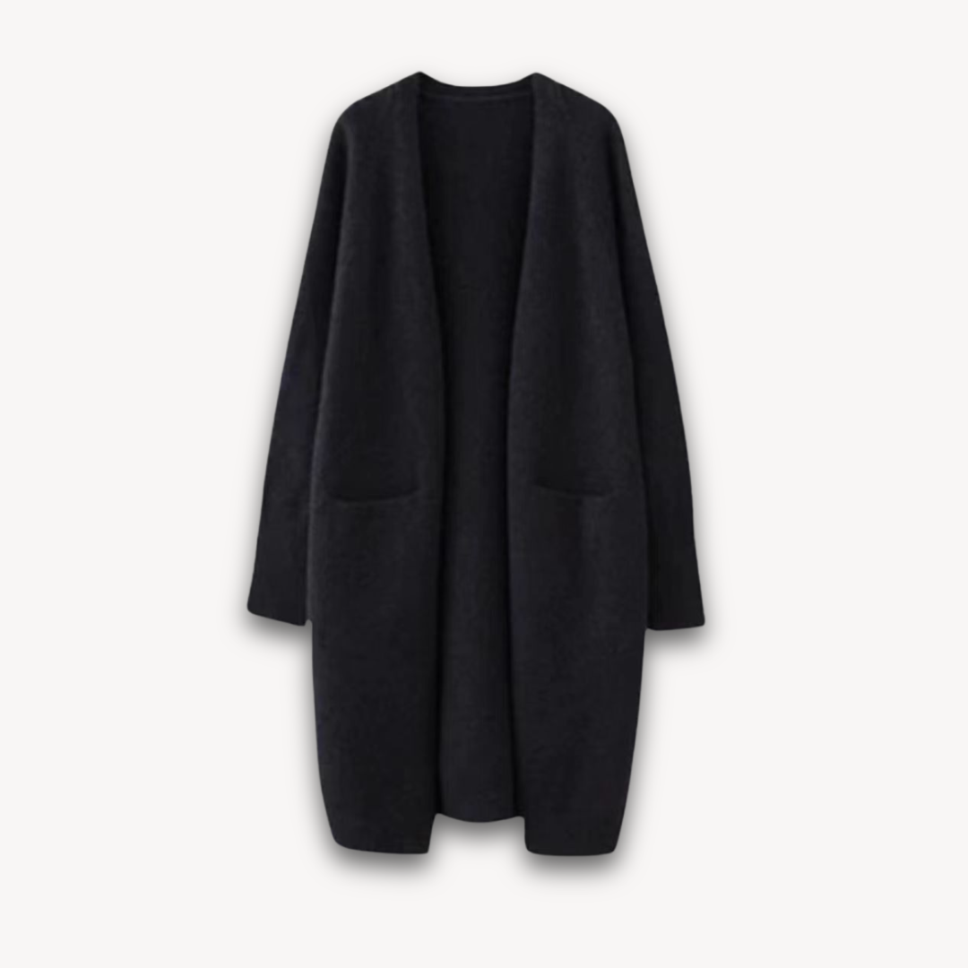 Lange Dames Cashmere Cardigan – Luxueus Vest met Open Voorkant voor Voorjaar en Zomer | Elisabetta Morelli