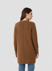 Vittoria Lange dames winterjas met zachte voering – stijlvolle warme jas voor koude dagen