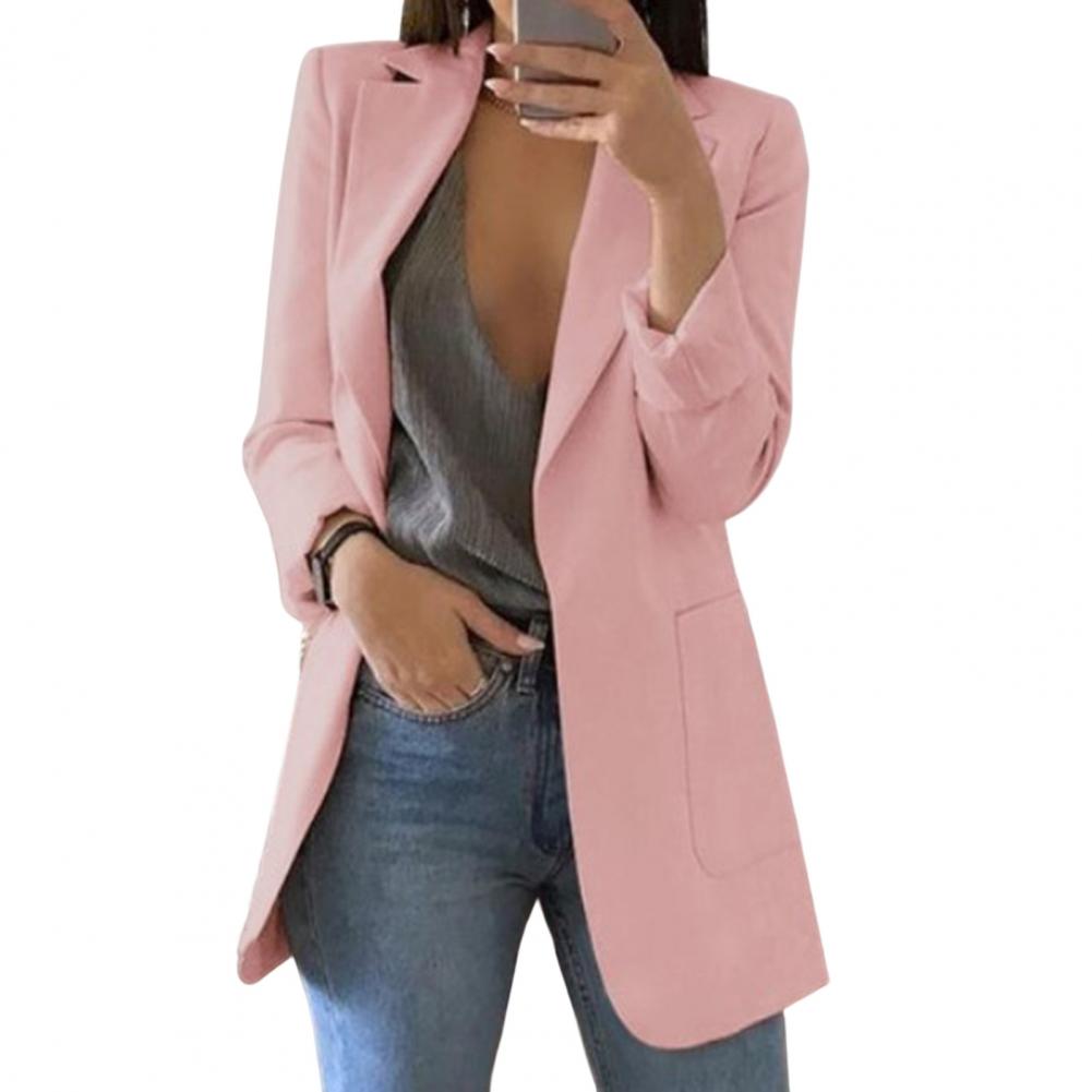 Giulia Blazer | Lange Dames Blazer met Elegante Pasvorm en Luxe Stof