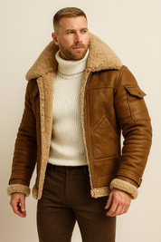 Alessandro Vitale | Luxe Leren Pilotenjack voor Heren