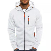 Lorenzo Valenti hoodie | Wollen Heren Hoodie Vest Met Rits
