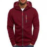 Lorenzo Valenti hoodie | Wollen Heren Hoodie Vest Met Rits