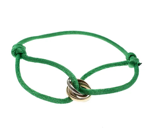 Infinity Elegance Armband | Verstelbare Koordarmband met Oneindigheidssymbool